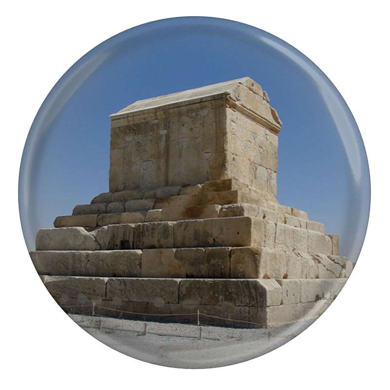 مگنت طرح آرامگاه کوروش پاسارگاد مدل S10195