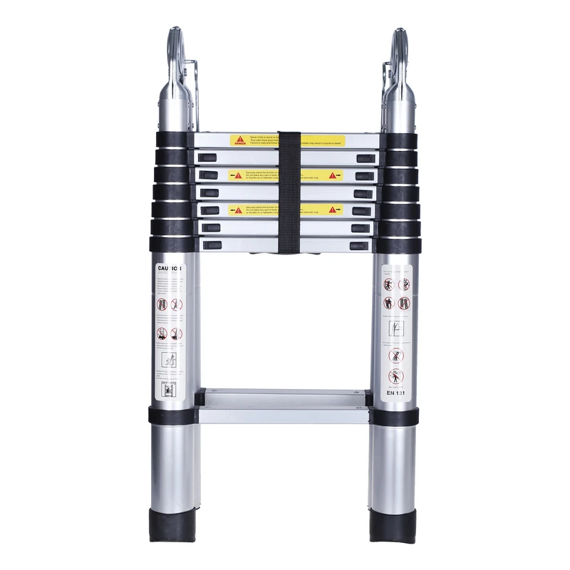 نردبان 14 پله اینتیمکث مدل تلسکوپی دوبل کد 160203
