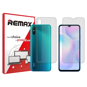 Remax Resistant model transparent screen protector suitable for Xiaomi Redmi 9i  mobile phones along with phone back protector