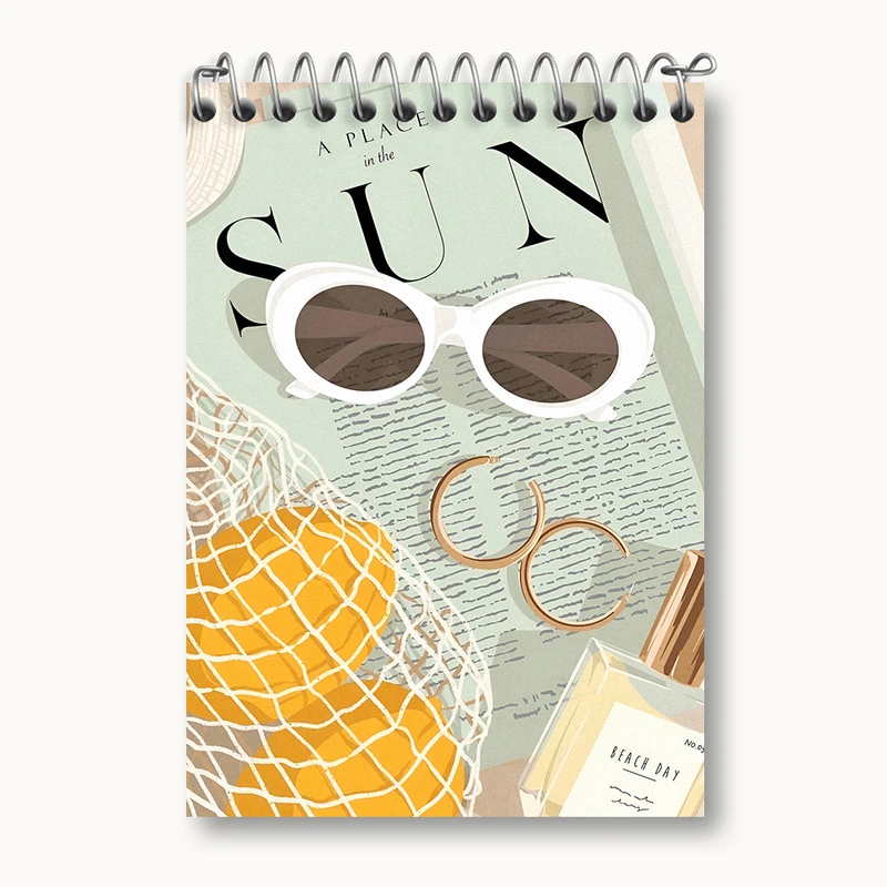 دفتر یادداشت 50 برگ خندالو طرح دخترانه کد N2698