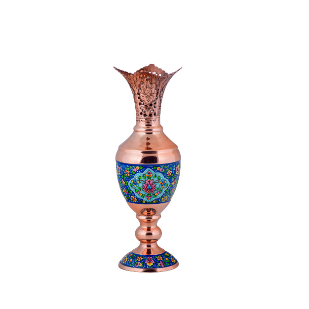 گلدان مسی آقاجانی مدل پرداز کد sonbol 1