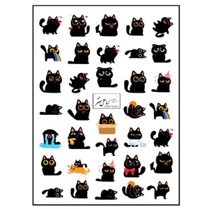 استیکر طراحی ناخن مدل N_18