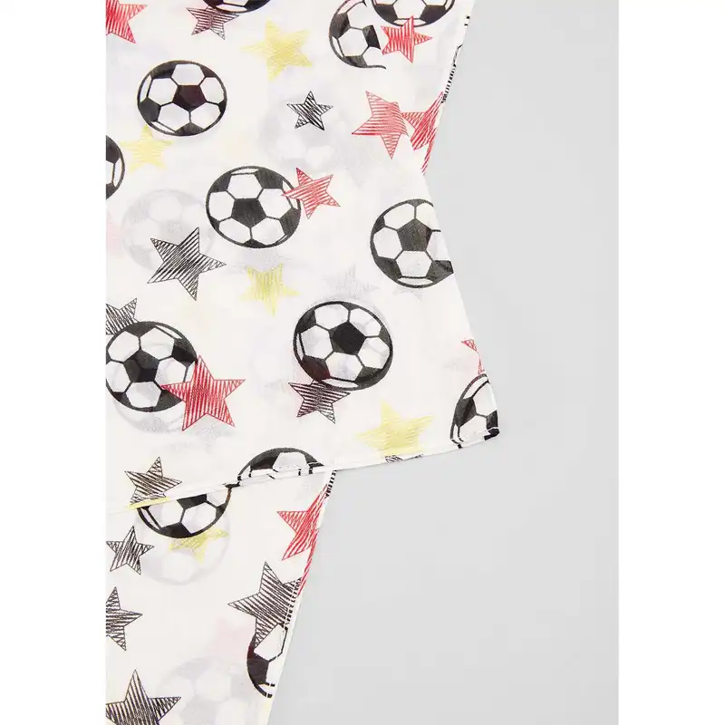 شال زنانه اس.اولیور مدل رینگی فوتبالی کد 39.805.91.4499