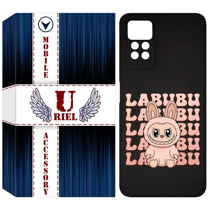 کاور یوریل قاب مدل KSH کد 133 طرح عروسک لبوبو مناسب برای گوشی موبایل شیائومی Redmi Note 12 Pro 4G