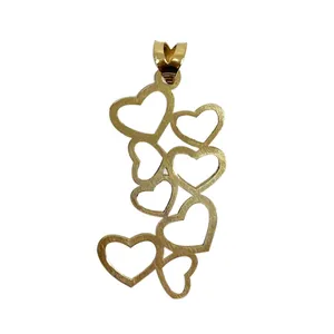 آویز گردنبند طلا 18 عیار زنانه مدل قلب