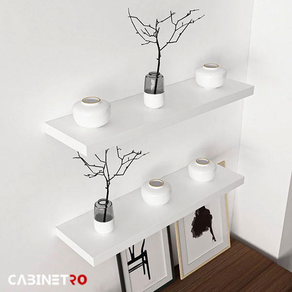 طبقه دیواری فلفور کابینت کد 80 بسته دو عددی