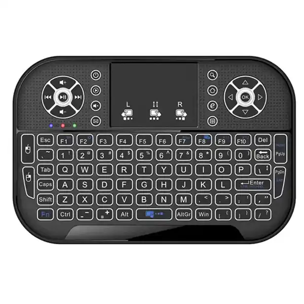 مینی کیبورد بی سیم همراه تاچ پد مدل A8