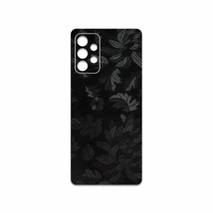 MAHOOT Black-Wildflower Cover Sticker for Samsung Galaxy A72