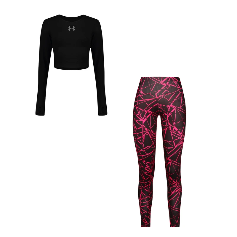 ست تاپ و لگینگ ورزشی زنانه مدل 63-4104 رنگ مشکی