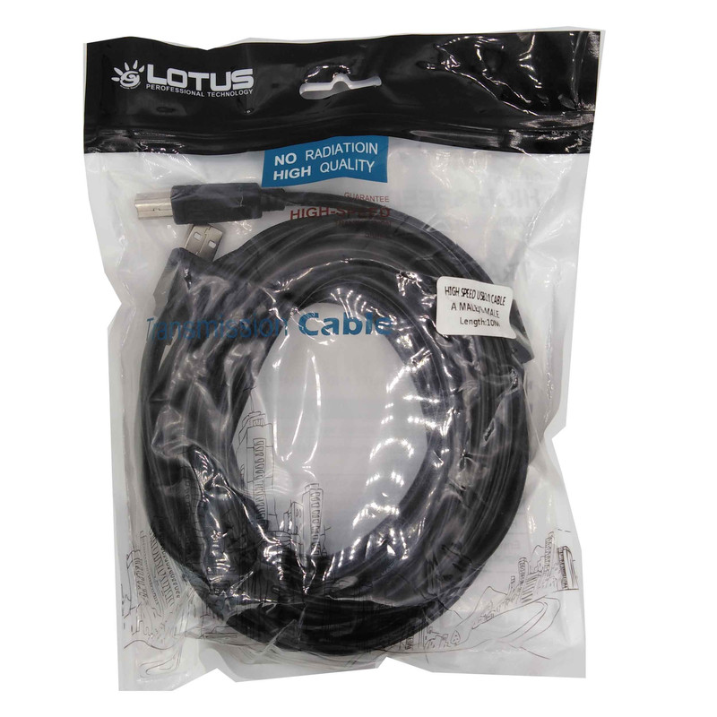 کابل USB پرینتر لوتوس مدل CP L1000 طول 10 متر 2