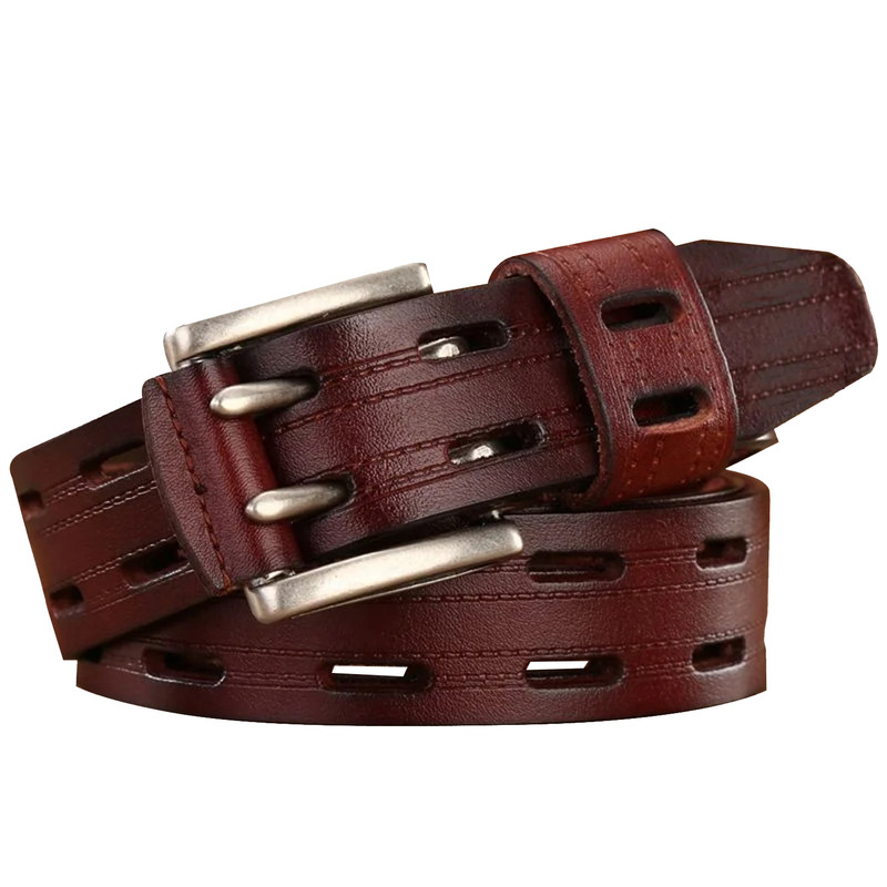 کمربند مردانه مدل دوزبانه کد DoublePinRDB