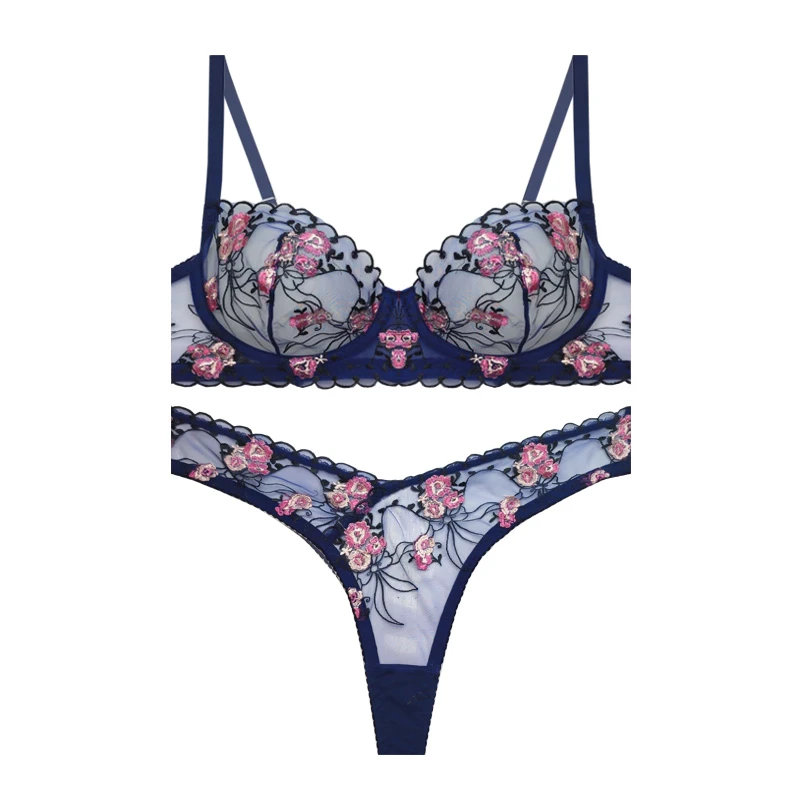 ست شورت و سوتین زنانه ژینا مدل نیهان توری کد 11601ji