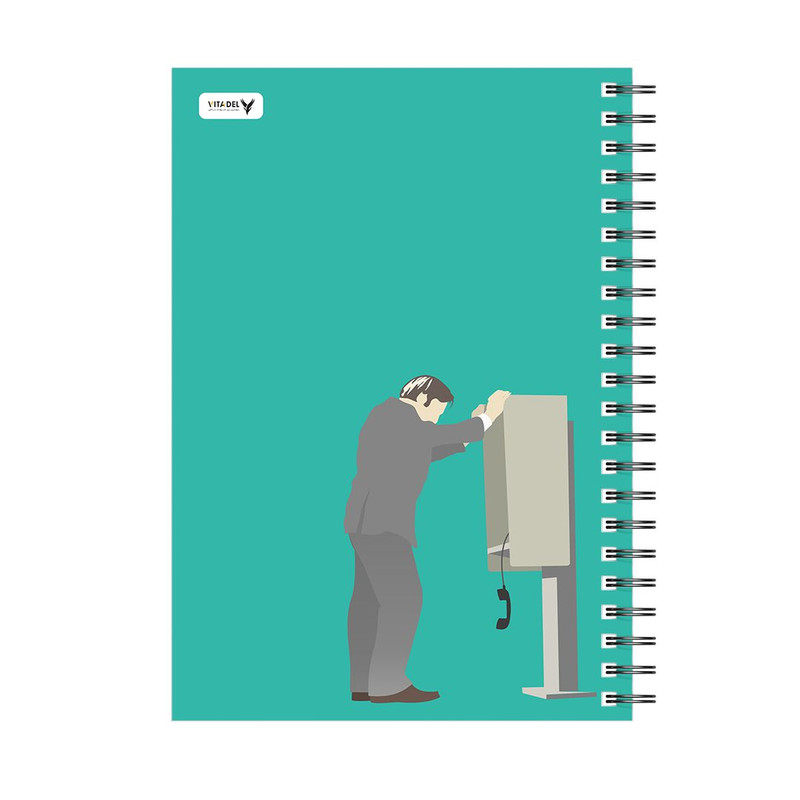 دفتر 120 برگ ویتادل طرح بهتره با ساول تماس بگیری مدل 6