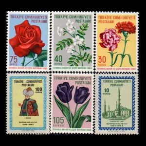 تمبر یادگاری مدل خارجی مجموعه 6 عددی 