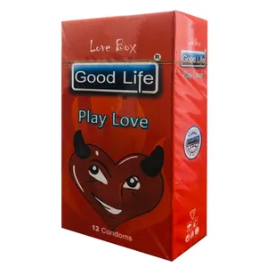 کاندوم گودلایف مدل PLAY LOVE کد GO01 بسته 12 عددی