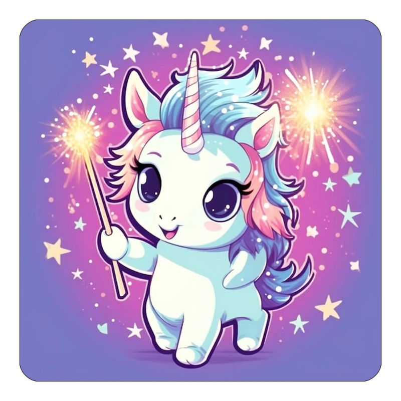 مگنت کاکتی طرح اسب تک شاخ و یونیکورن مدل mp29988