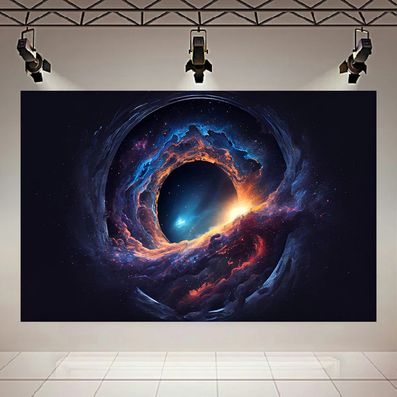 پوستر بک لایت طرح کهکشان مدل سحابی مرموز کد AR31372