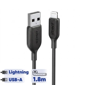 کابل تبدیل usb به لایتنینگ انکر مدل a8813 طول 1.8 متر