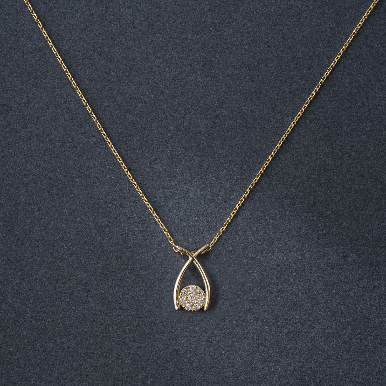 گردنبند طلا 18 عیار زنانه جواهری سون مدل 3342 -  - 3