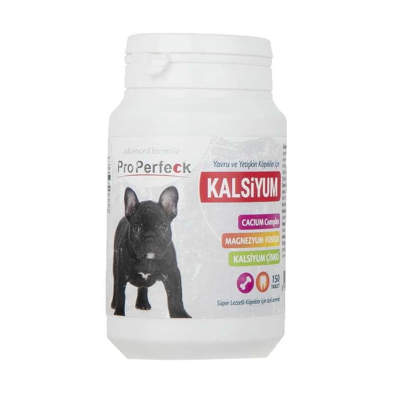 قرص مکمل کلسیم سگ پروپرفک مدل Calcium بسته 150 عددی