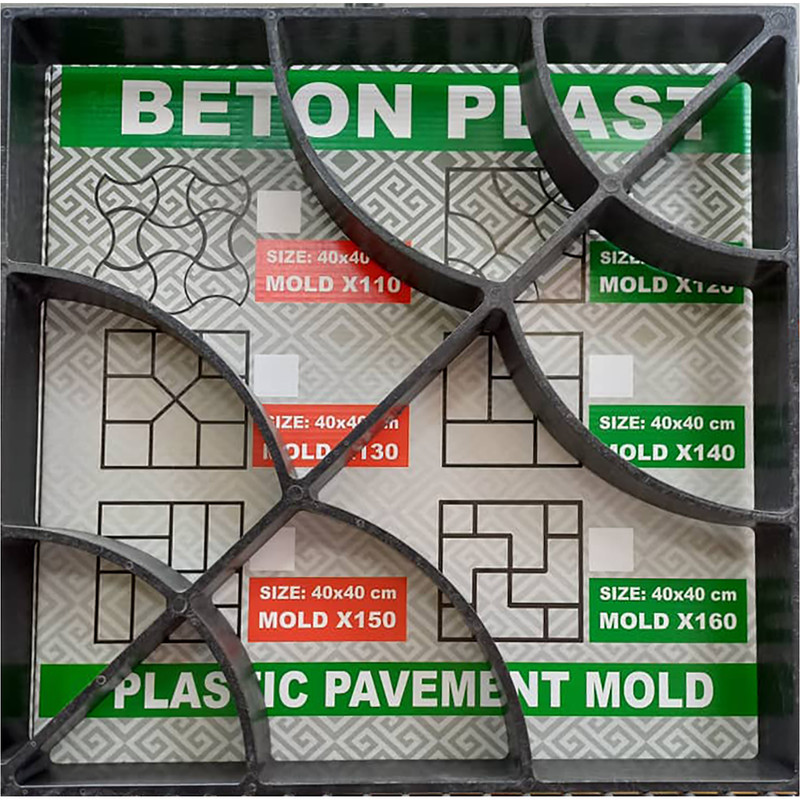 قالب سنگفرش بتن پلاست کد X120
