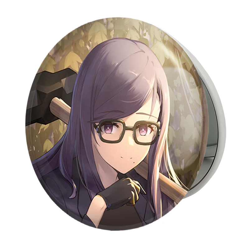 آینه جیبی خندالو طرح هیزورو انیمه سامر تایم رندرینگ SUMMER TIME RENDERING مدل تاشو کد 22298 