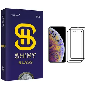 Atouchbo Shiny Glass Screen Protector For Apple iPhone XS Max Pack Of 3