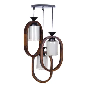 چراغ آویز 3 شعله مدل بیضی