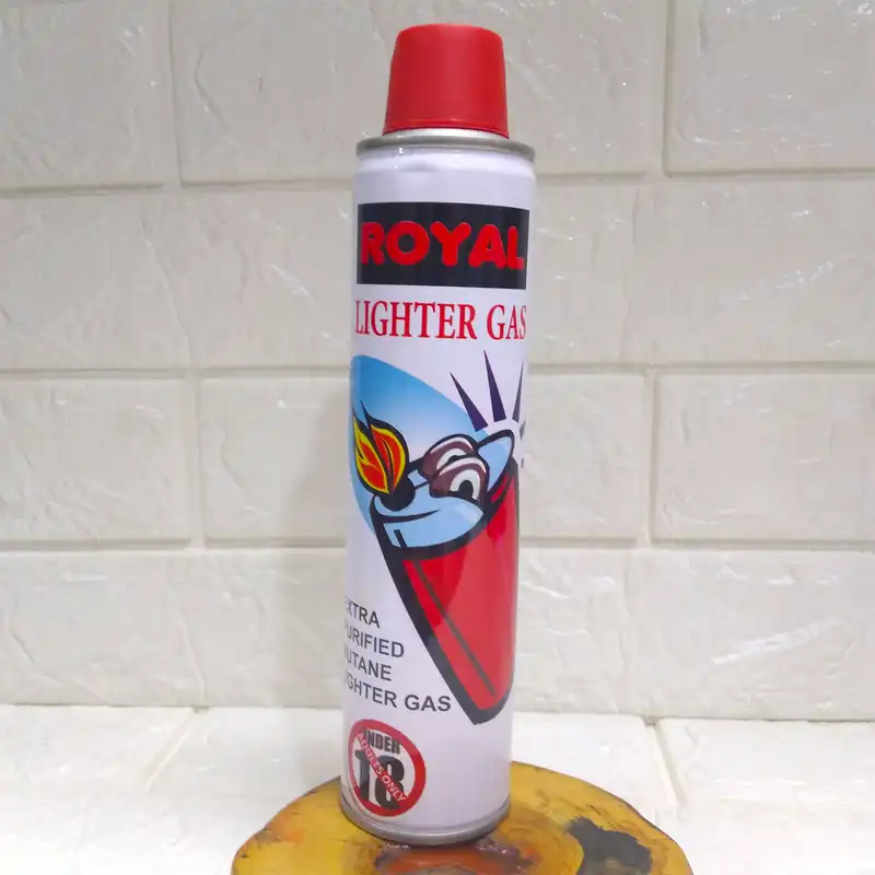 گاز فندک رویال مدل e3 حجم 200 میلی لیتر