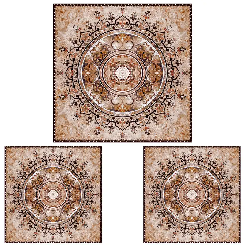 رومیزی سه تکه طرح انتزاعی کد 913