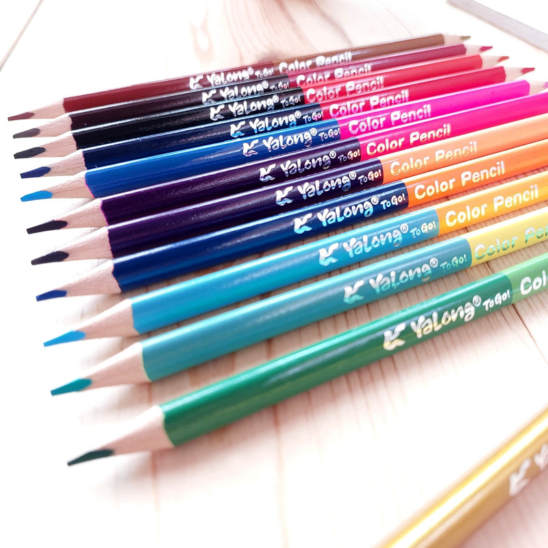 مداد آبرنگی 24 رنگ یالونگ مدل DOU