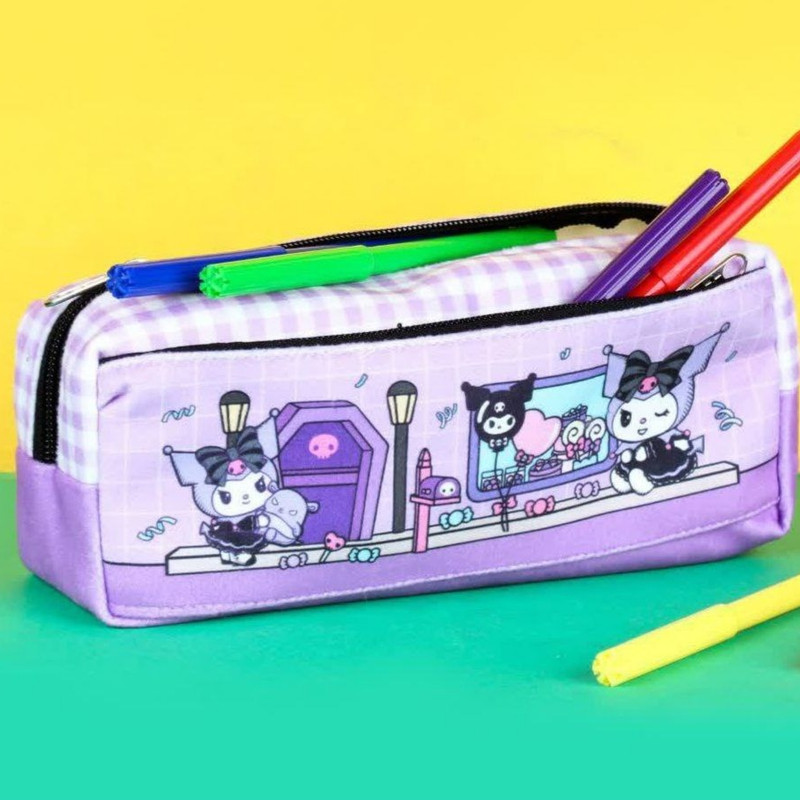 جامدادی مدل سه زیپ طرح کرومی و دوستان کد mn011