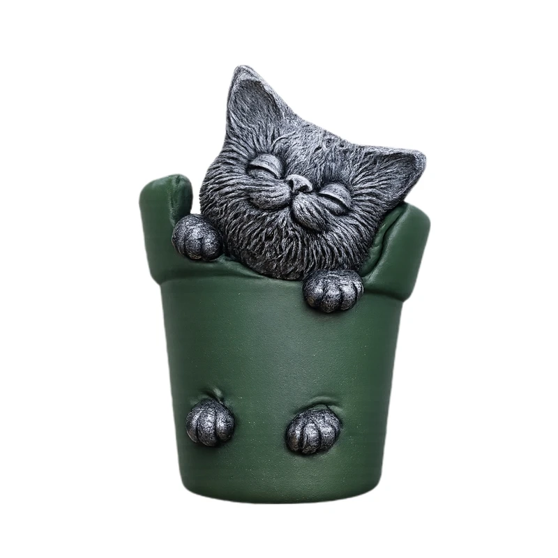 گلدان دکوری مدل گربه