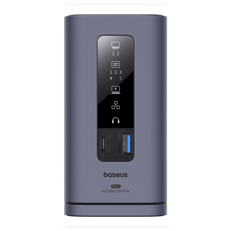 هاب 10 پورت USB-C بیسوس مدل BS-OH174   به همراه کابل USB-C