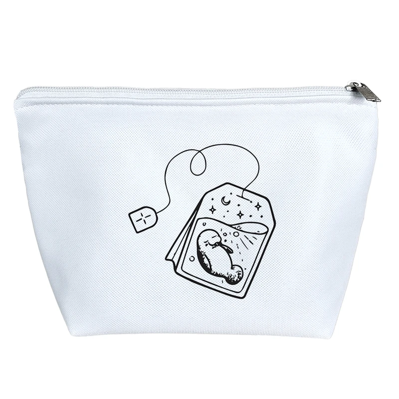 کیف لوازم آرایش دخترانه خندالو مدل چای لیپتون کد 6428