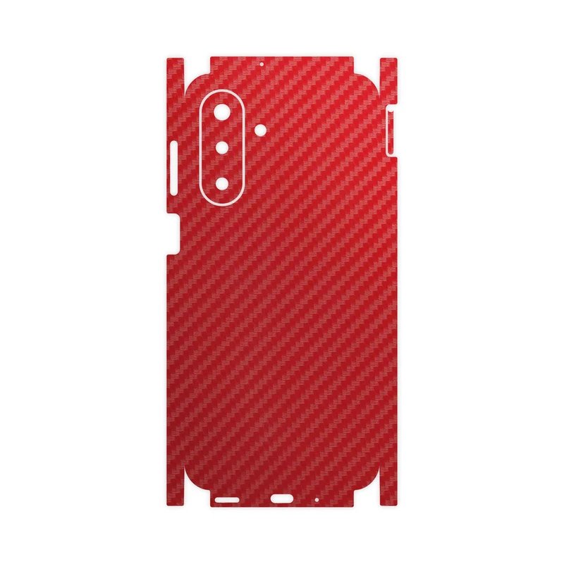برچسب پوششی ماهوت مدل Red-Fiber-FullSkin مناسب برای گوشی موبایل سامسونگ Galaxy A17 4G