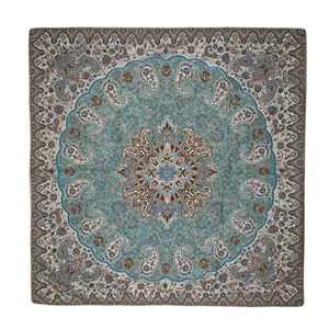 رومیزی ترمه ابریشمی مدل نسترن کد SBF1-1