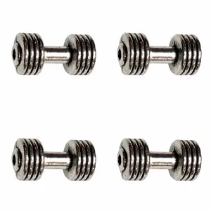 پلاک دستبند مدل ART2265 طرح دمبل بسته 4 عددی