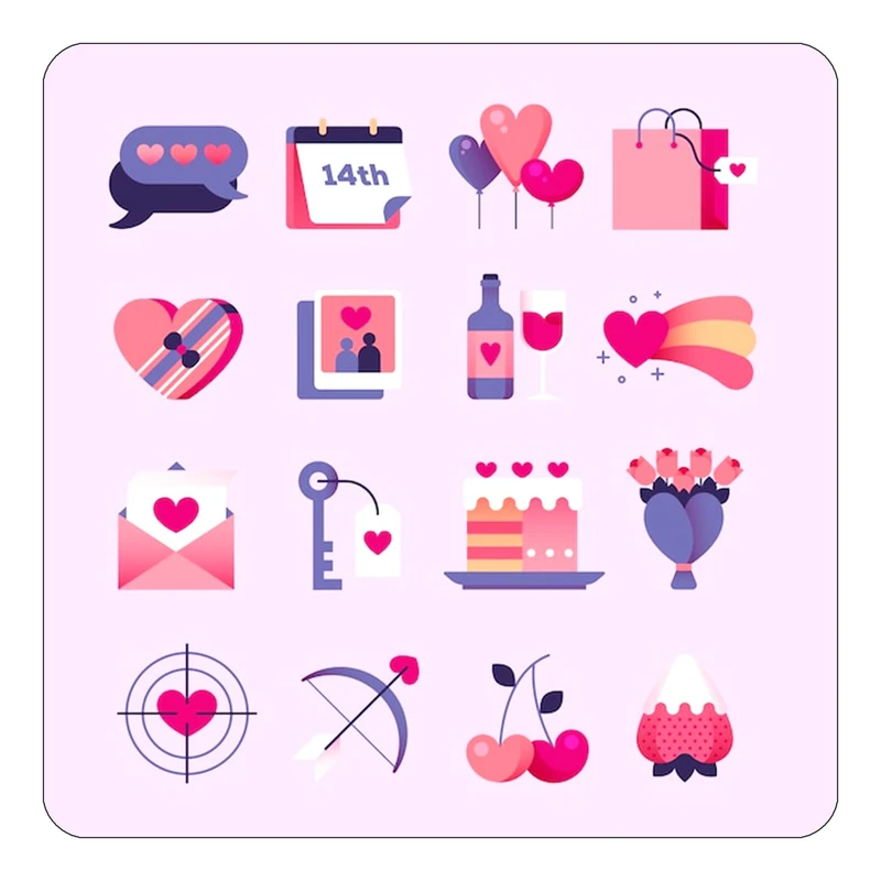 مگنت کاکتی طرح عاشقانه مدل mp37378