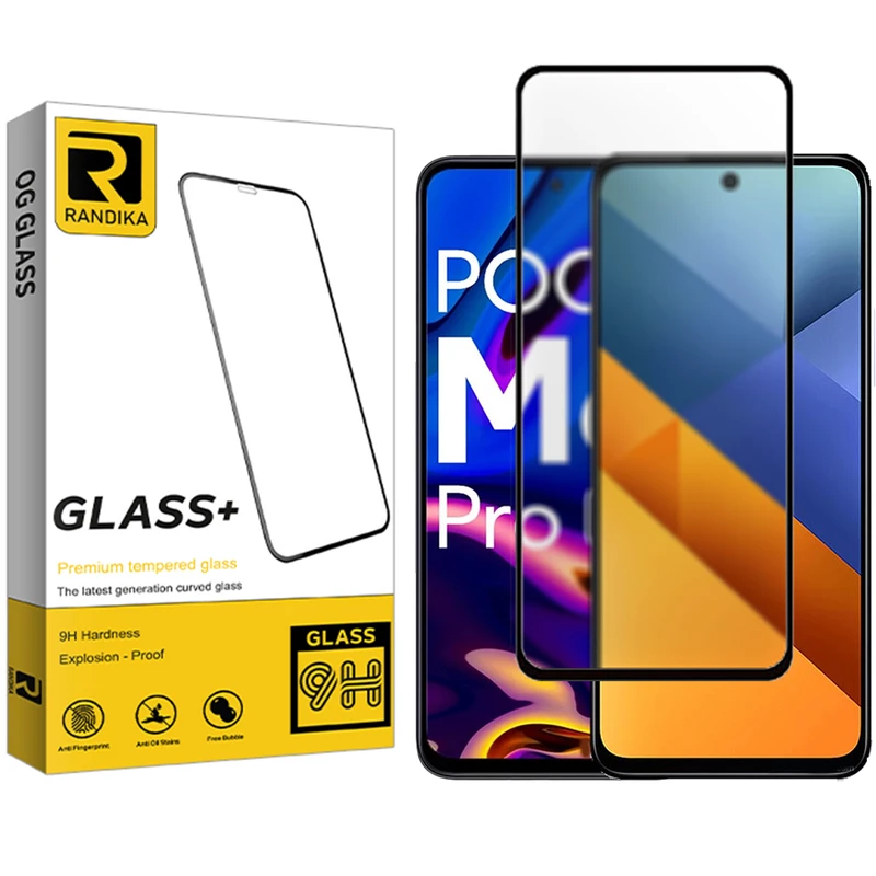 محافظ صفحه نمایش راندیکا مدل Premium مناسب برای گوشی موبایل شیائومی Poco M6 4G / M6 Pro 5G