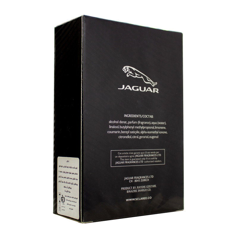 ادو پرفیوم مردانه اسکلاره مدل Jaguar Classic Black حجم 100 میلی لیتر