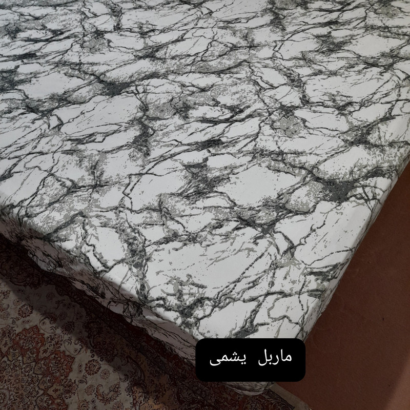 روکش لحاف مدل دورو ماربل niki011 دو نفره سایز 230×250 سانتی متر