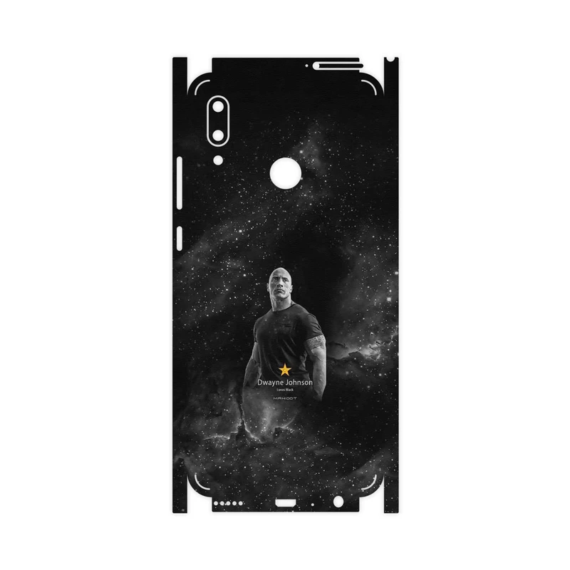 برچسب پوششی ماهوت مدل Dwayne Johnson-FullSkin مناسب برای گوشی موبایل هوآوی P Smart 2019