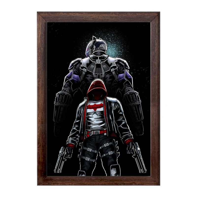 تابلو خندالو طرح بتمن شوالیه آرخام Batman Arkham knight کد 30305