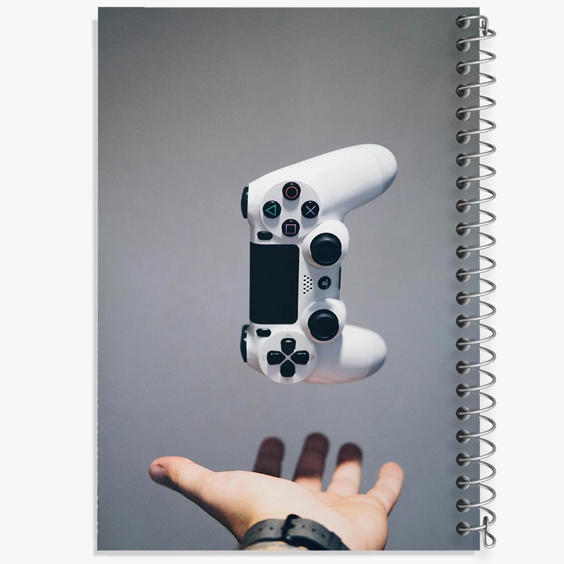 دفتر ژورنال نویسی 50 برگ خندالو مدل نقطه ای طرح گیمر (Gamer) کد F253