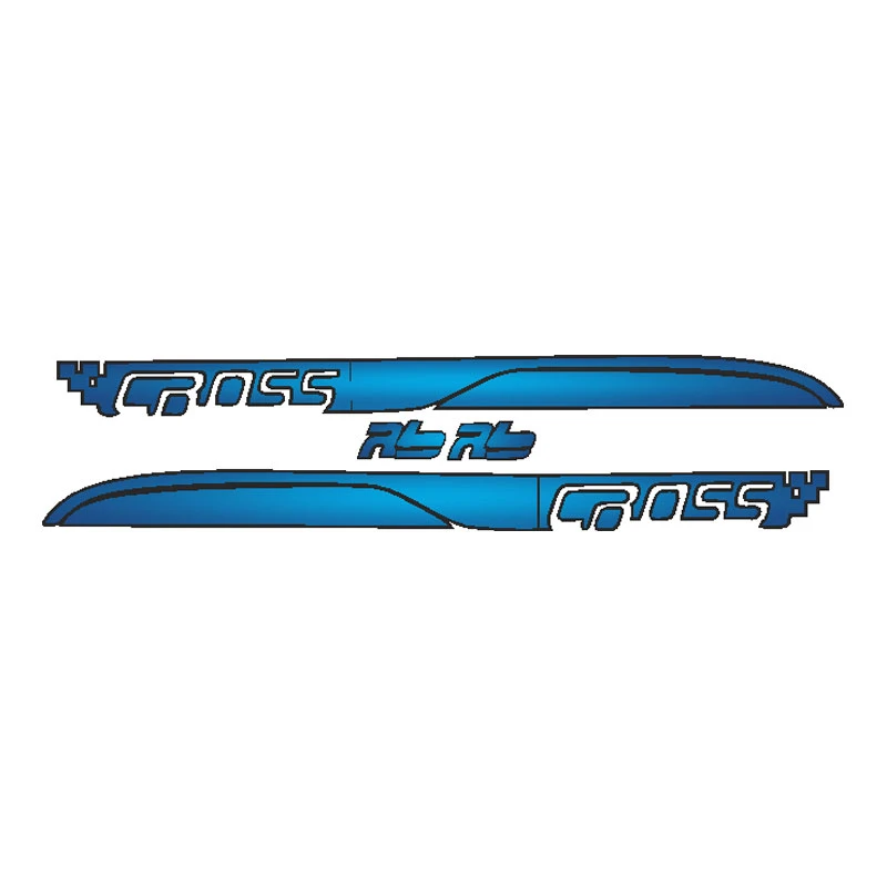 برچسب بدنه خودرو رایسان طرح پارکابی  کد Pb001b مناسب کوییک بسته 4 عددی