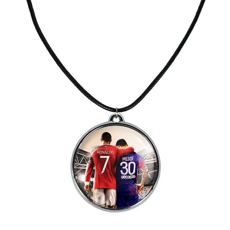 گردنبند خندالو مدل کریستیانو رونالدو و لیونل مسی کد 1400014008