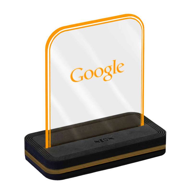 چراغ رومیزی نئون مدل GGL_ORANGE_AC