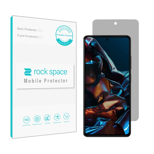  محافظ صفحه نمایش حریم شخصی راک اسپیس مدل HyPRV مناسب برای گوشی موبایل شیائومی Poco X5 Pro
