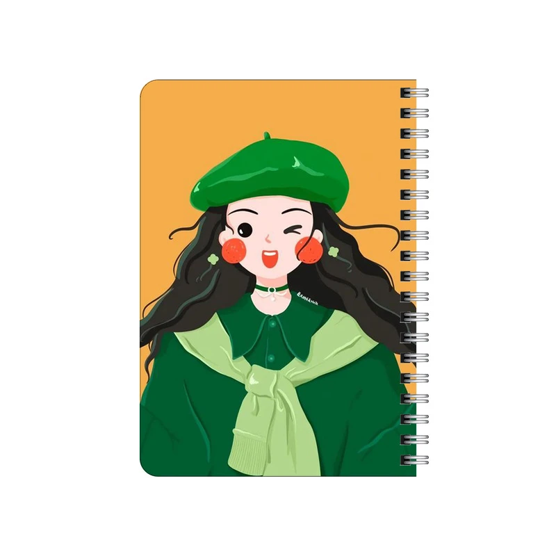 دفترچه یادداشت بامبیلیپ مدل چوبی طرح دختر کد 3072677